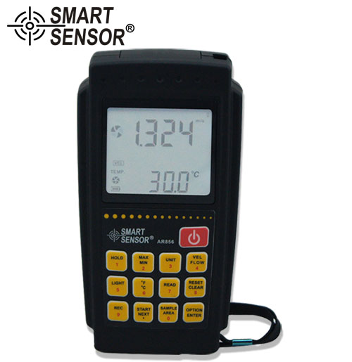 ?，?AR856 數(shù)字風(fēng)速計 分體式風(fēng)量儀風(fēng)速儀風(fēng)速計測風(fēng)儀可連電腦